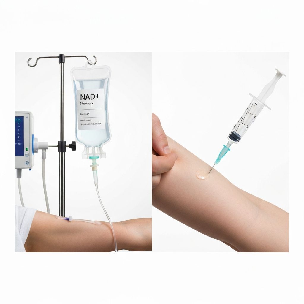 NAD+ IV Therapy vs. Injection: Complete Comparison Guide